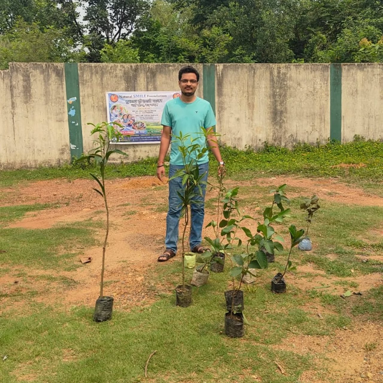 Tree plantation drive by Natural Smile Foundation