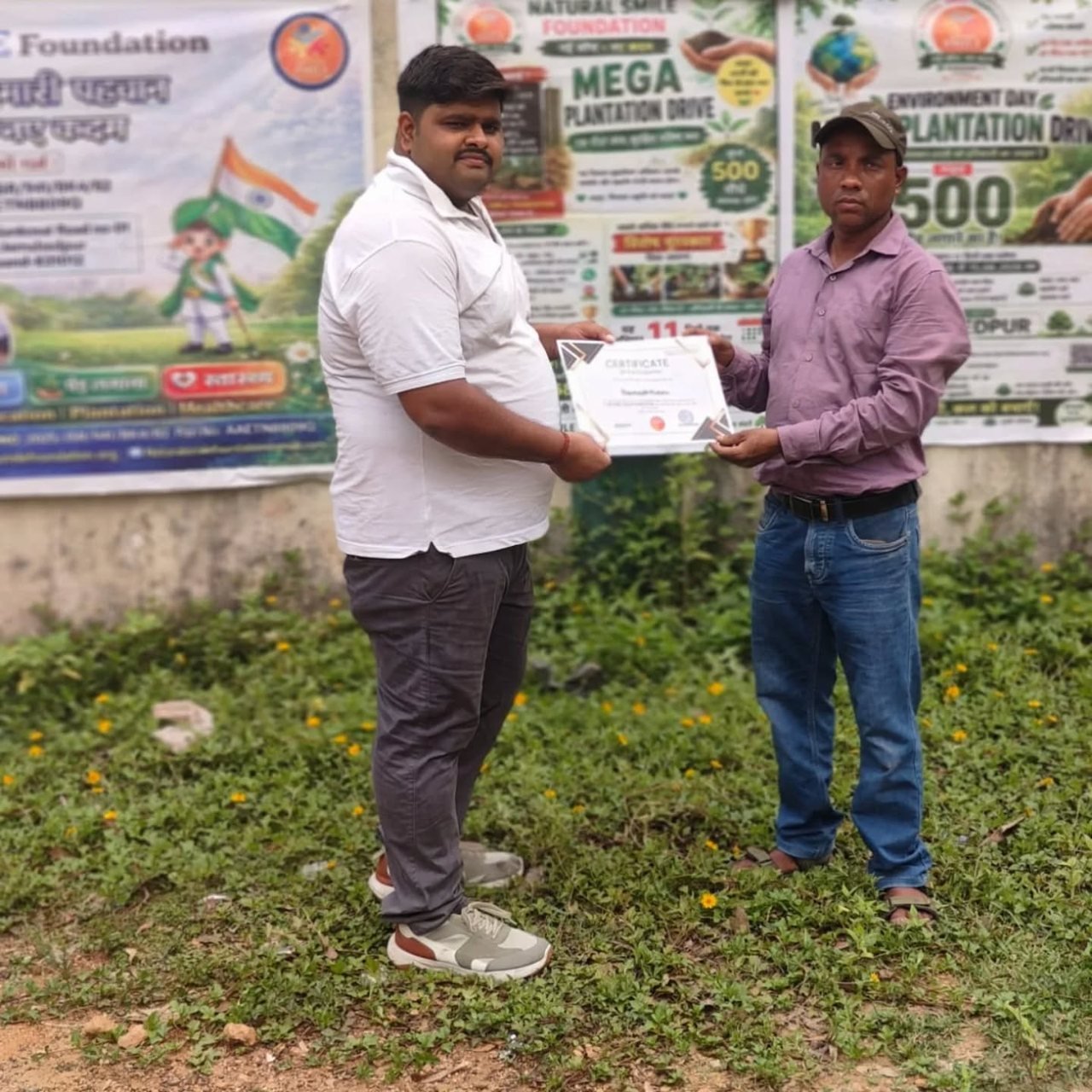 Tree plantation drive by Natural Smile Foundation